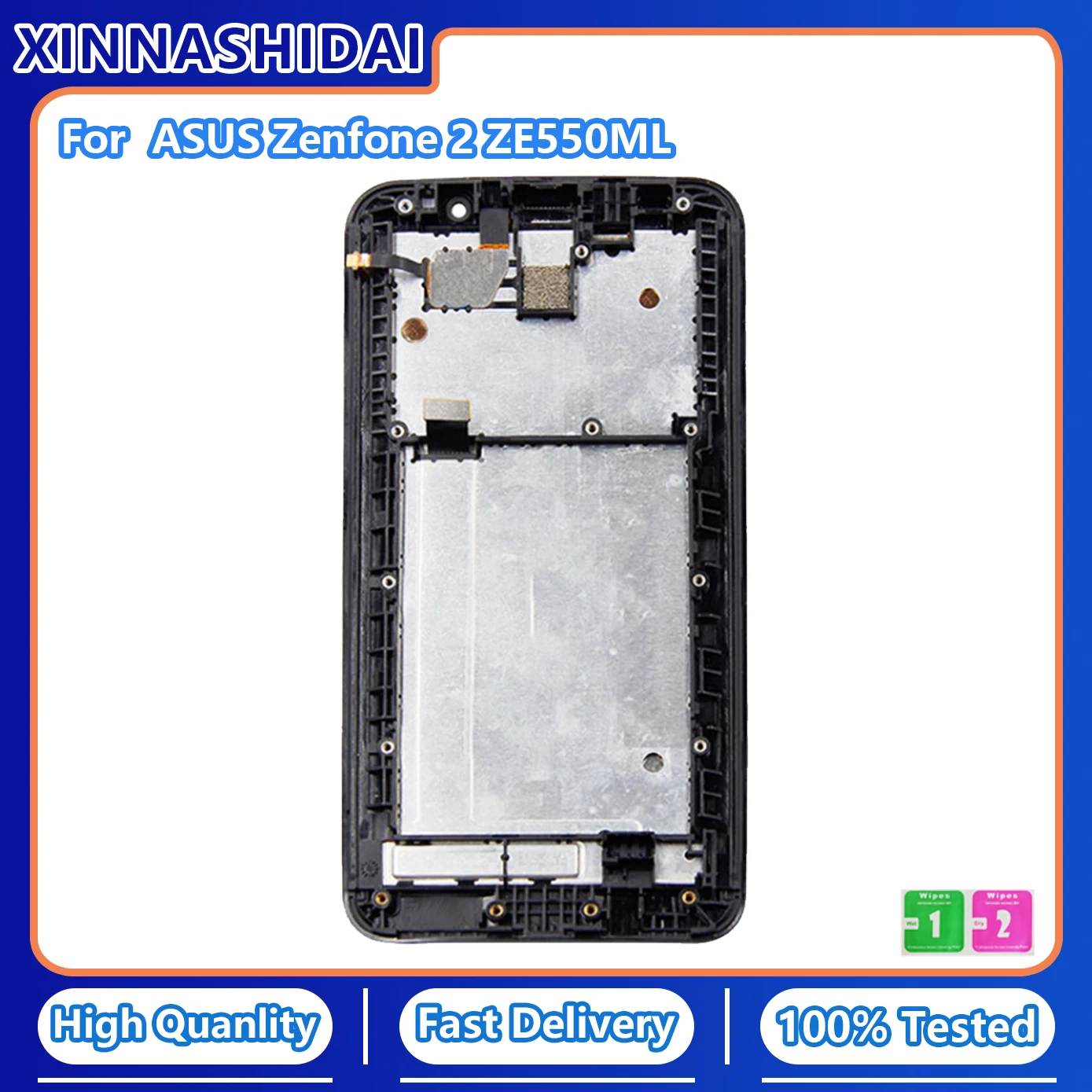 ЖК-дисплей для Asus Zenfone 2 ZE550ML Z008 Z008D Z008DB черный сенсорный экран дигитайзер панель в