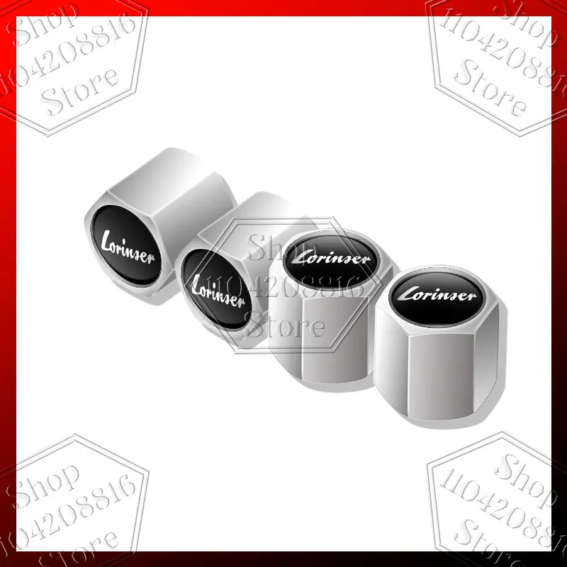 

Стайлинг автомобиля, 4 шт., колпачок стержня клапана для шин Lorinser, логотип Benz G M GLC SLC SLK CLA A200 E320 S320 W203 W204, аксессуары для шин