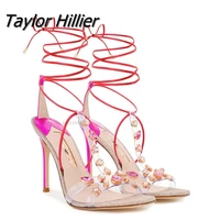 new rhinestone cross strap stiletto high heels open toe t strap dress high heel women sandals fashion party womens shoes