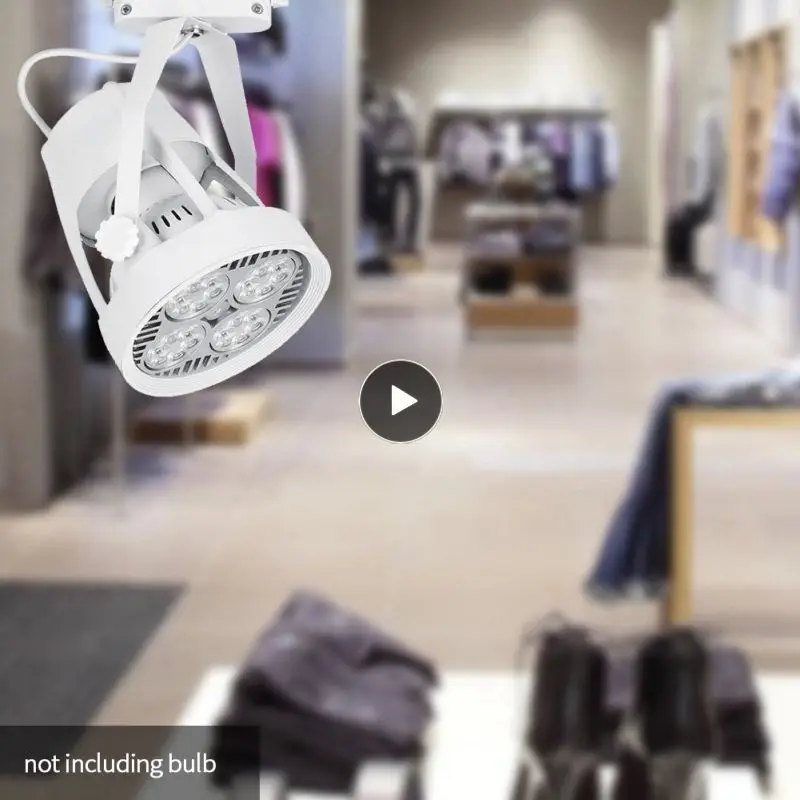 

COB Track Light Holder Commercial Lighting E27 Holder PAR30 Spotlight Support Track Light Holder No Bulb