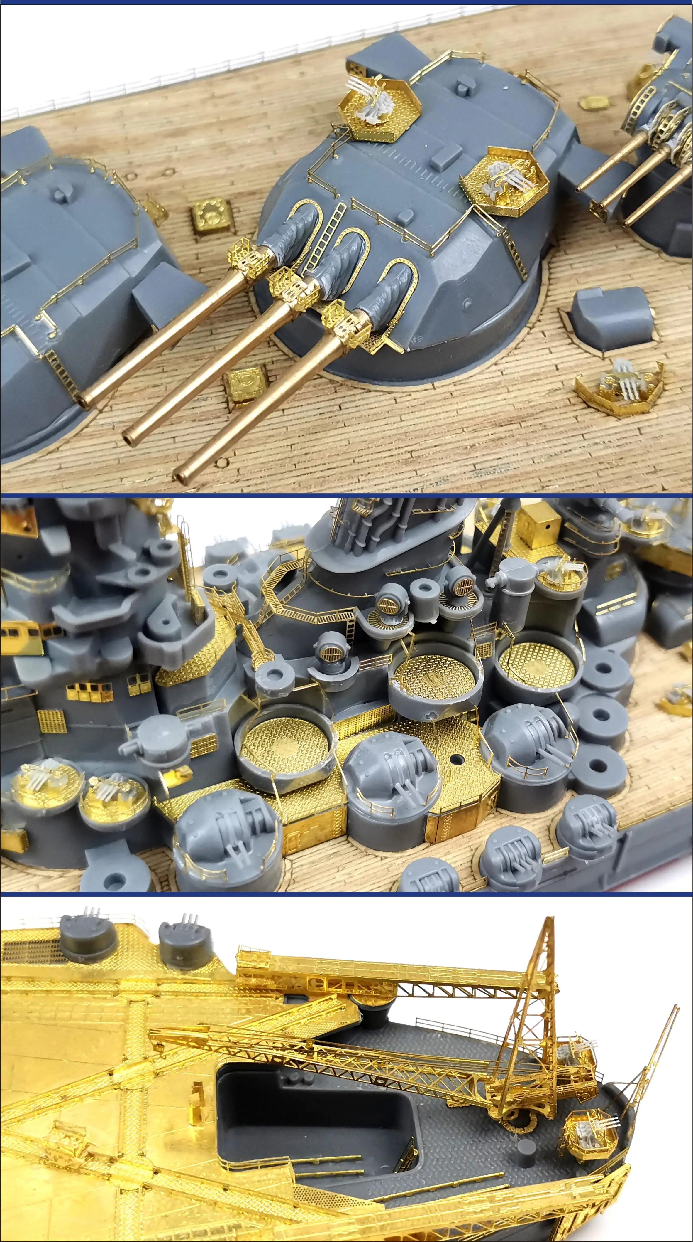 Shipyard S700011 масштаб 1/700 Второй мировой войны IJN BAttleship обновленные части для Tamiya Yamato