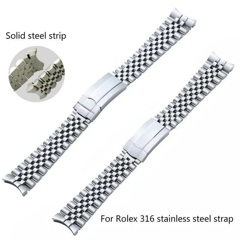 Браслет для часов Rolex GMT яхта Daytona мужской ремешок Роскошные Складные пряжки