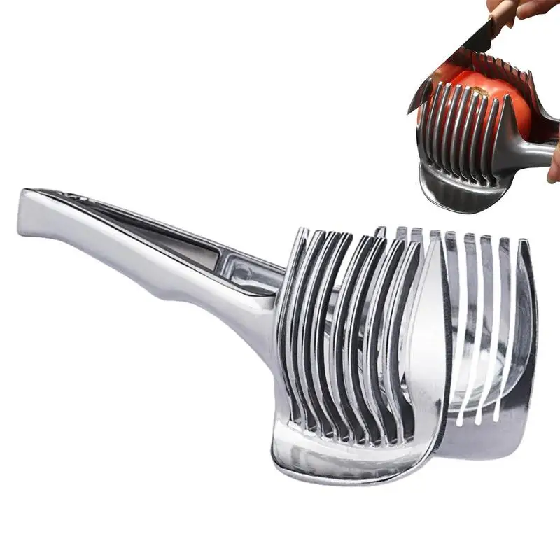 

Lemon Cutter Stainless Steel Fruit Cutting Tool Multifunctional Clip Fruit Vegetable Cutting Shreadder Gadget Kitchen Gadgets