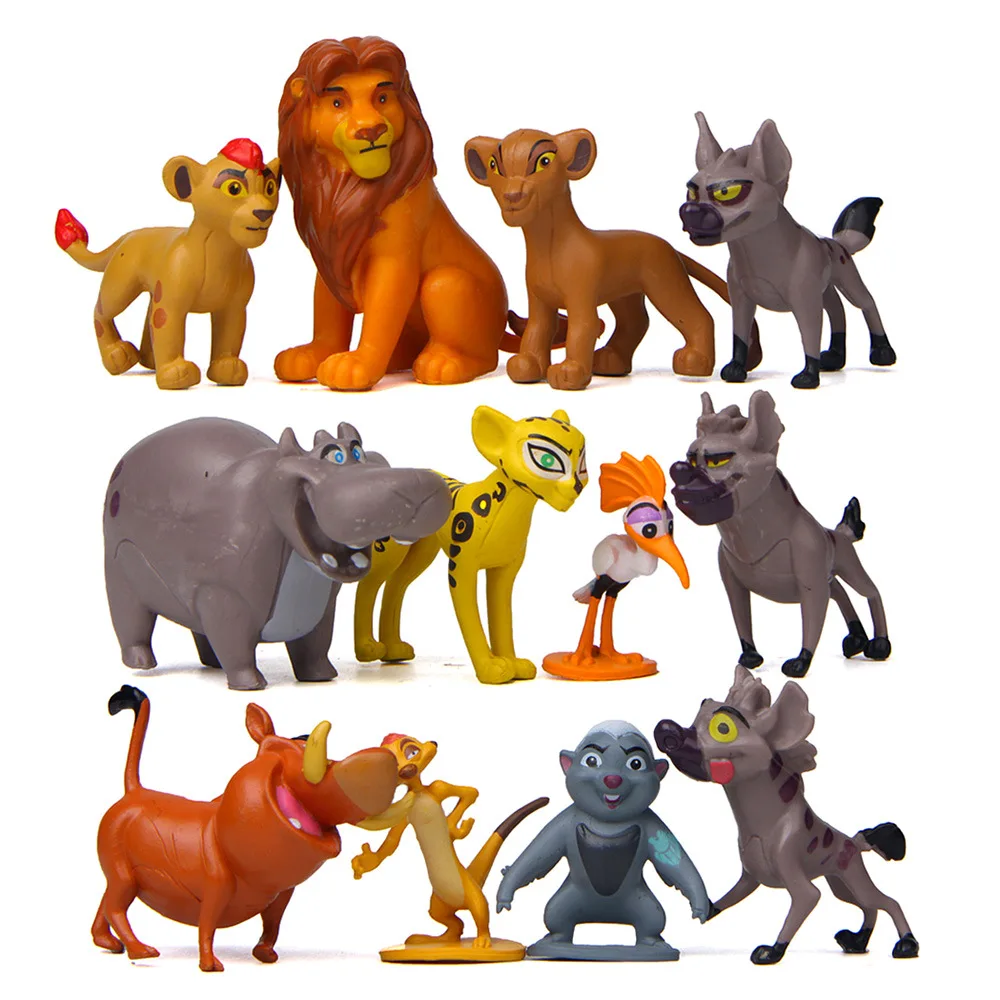 

Фигурки Диснея из фильма «Король Лев», Simba, Timon, Pumbaa, Nala, Sarabi, Shenzi, Banzai Ed, ПВХ игрушки для детей, подарок на день рождения