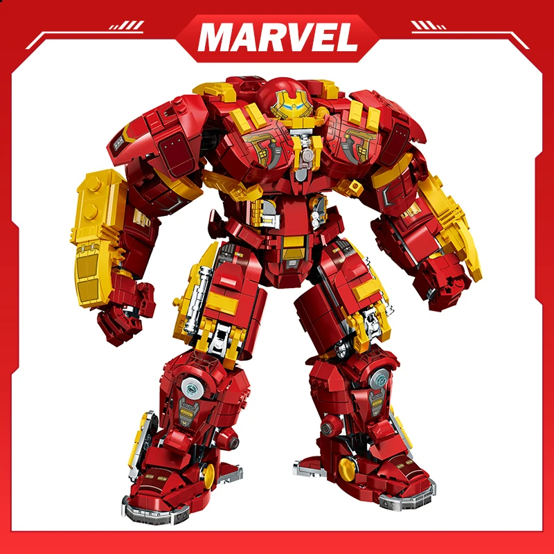 2115 штук Marvel Super Heroes Hulkbuster Iron Man Hulk Tony Stark Строительные блоки Mecha Bricks Mech Игрушки для детей мальчиков детей.