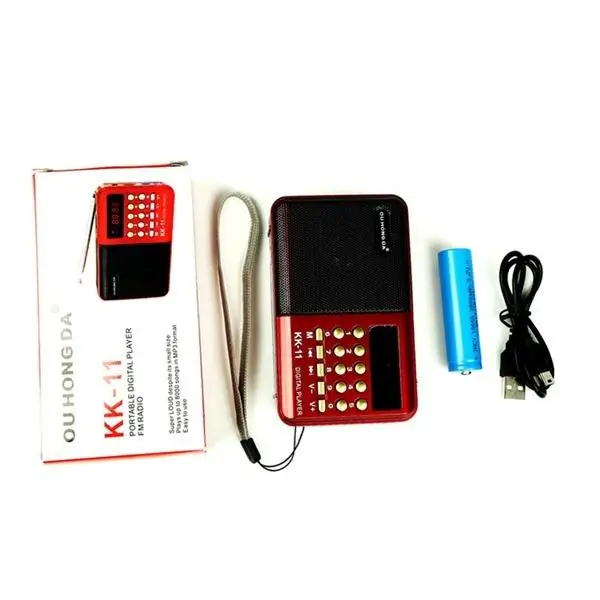 Портативный мини-радиоприемник K11 перезаряжаемое устройство с поддержкой USB и