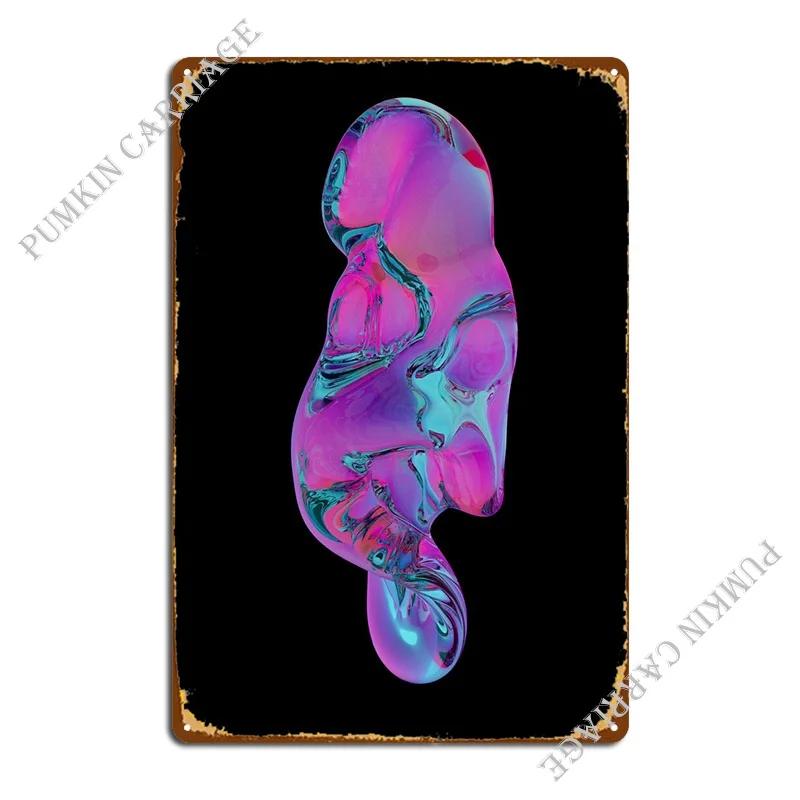 

Градиентный металлический плакат для гаража