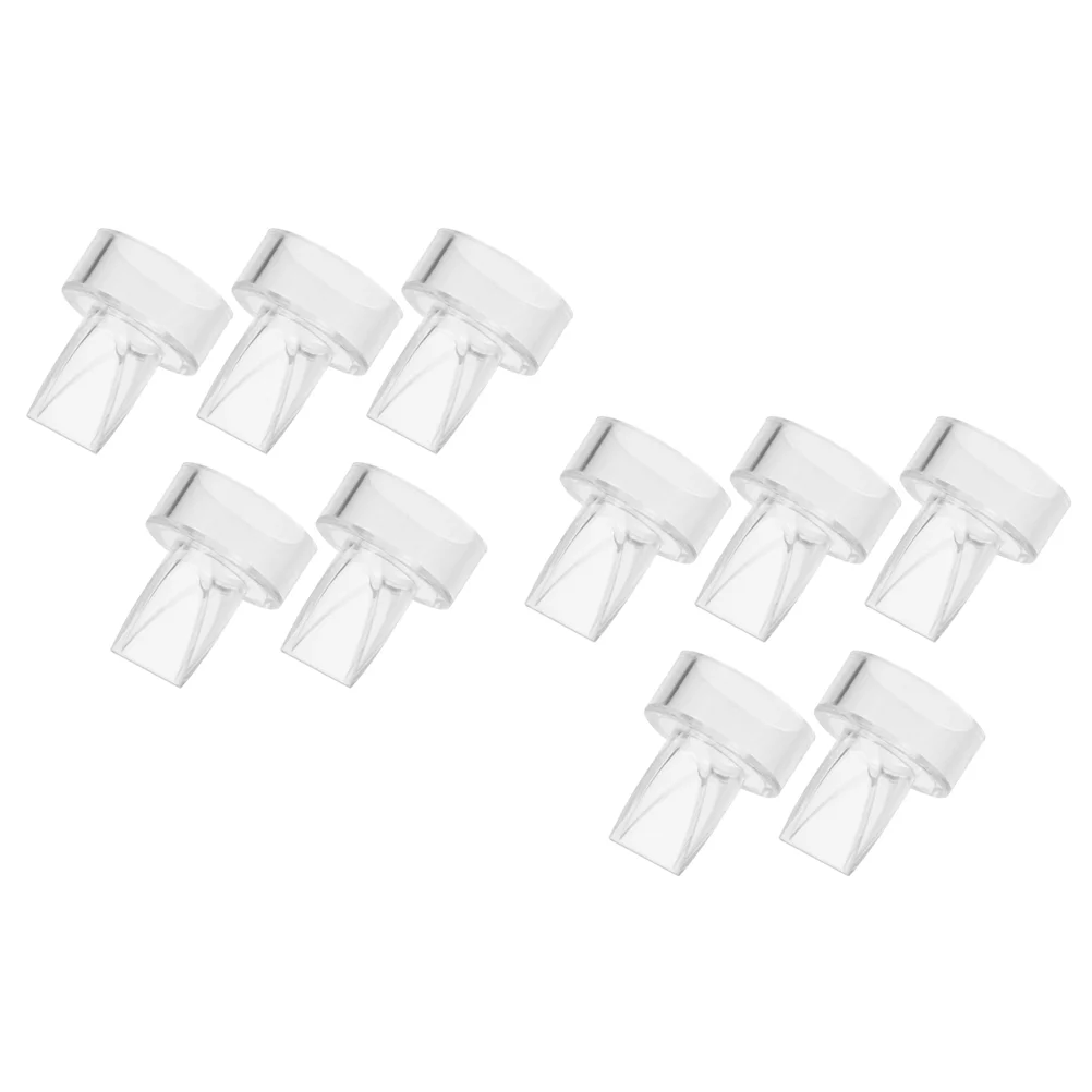 

10 Pcs Breast Pump Accessories Duckbill Valves Backflow Wearable Durable Parts Manual Silicone Women Anti