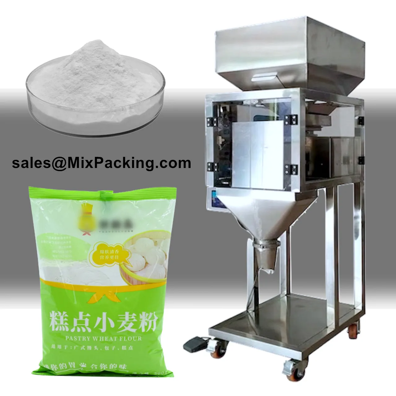 

4 Heads Linear Weigher For Grains Almond Peanuts Pistachio Walnuts Coffee Beans Filling Machine