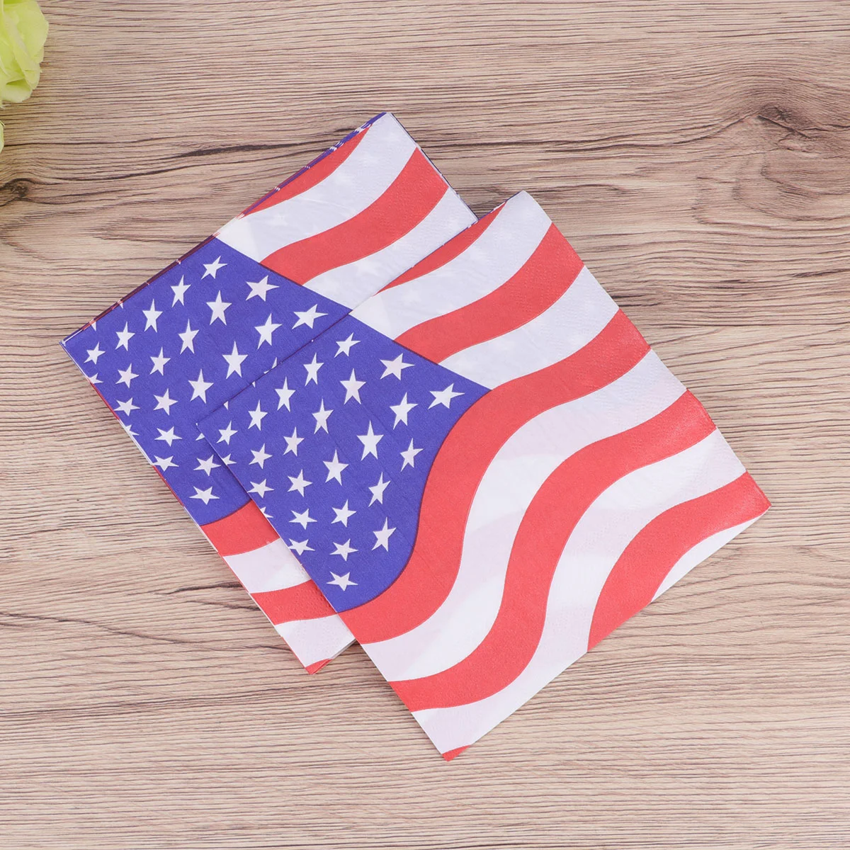 

Napkins Napkin Dinner Independence Day Disposable Decorative Party Set Table Cocktail Tableware Towel Usa Patriotic Cloth