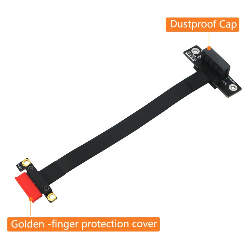 Добавьте карты PCI-E Riser PCIe PCI Express 36PIN 1X 270 градусов Удлинительный кабель-адаптер X1 to