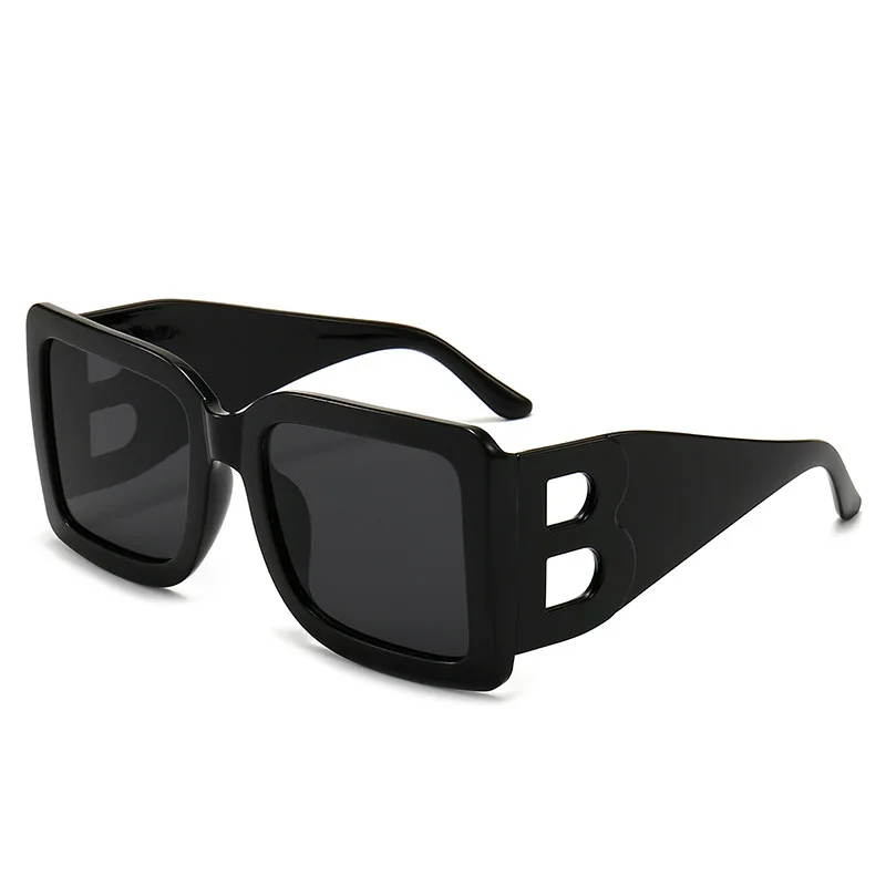 

Новинка 2022, очки в-образной формы, индивидуальные очки, европейские и американские трендовые солнцезащитные очки aretro, брендовые солнцезащи...