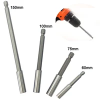 14 hex rod shank long handle screwdriver tip holder magnetic 1pc extension bit set extensions quick change hand tool socket