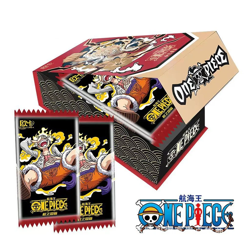 Caja de tarjetas de One Piece Wano Country Rare Anime Luffy Zoro Nami Chopper Tcg juego de cartas coleccionables juguete de regalo de cumpleaños para niños