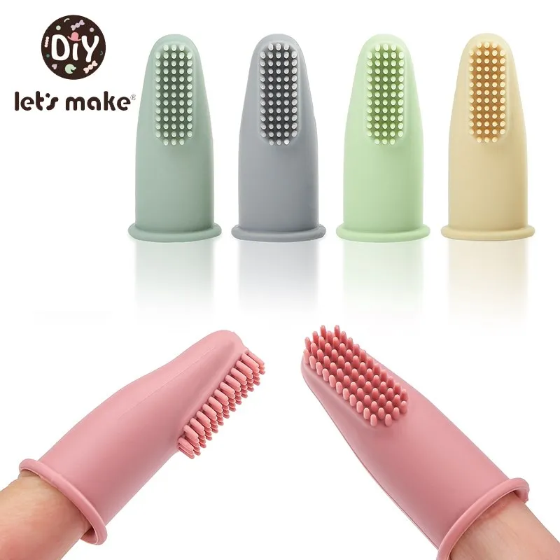 

Soft Finger Toothbrush for Babies Silicone Infant Tooth Teeth Clean Brush Food Grade Silicone Oral Health Care Baby Items