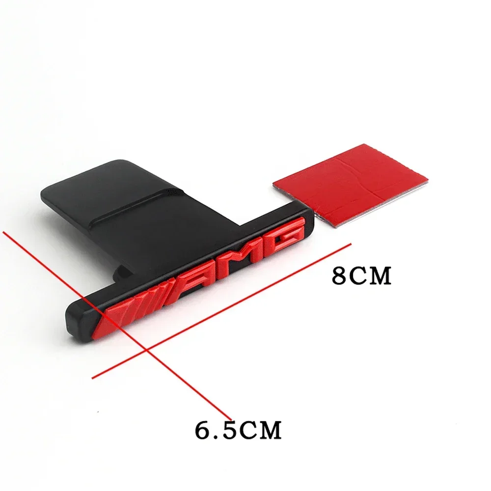 ABS AMG логотип передняя решетка значок автомобиля наклейка модификация аксессуары