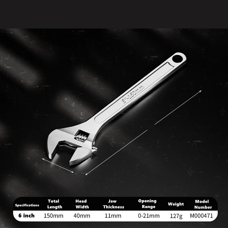 

Регулируемый гаечный ключ NIUXIANG из углеродистой стали