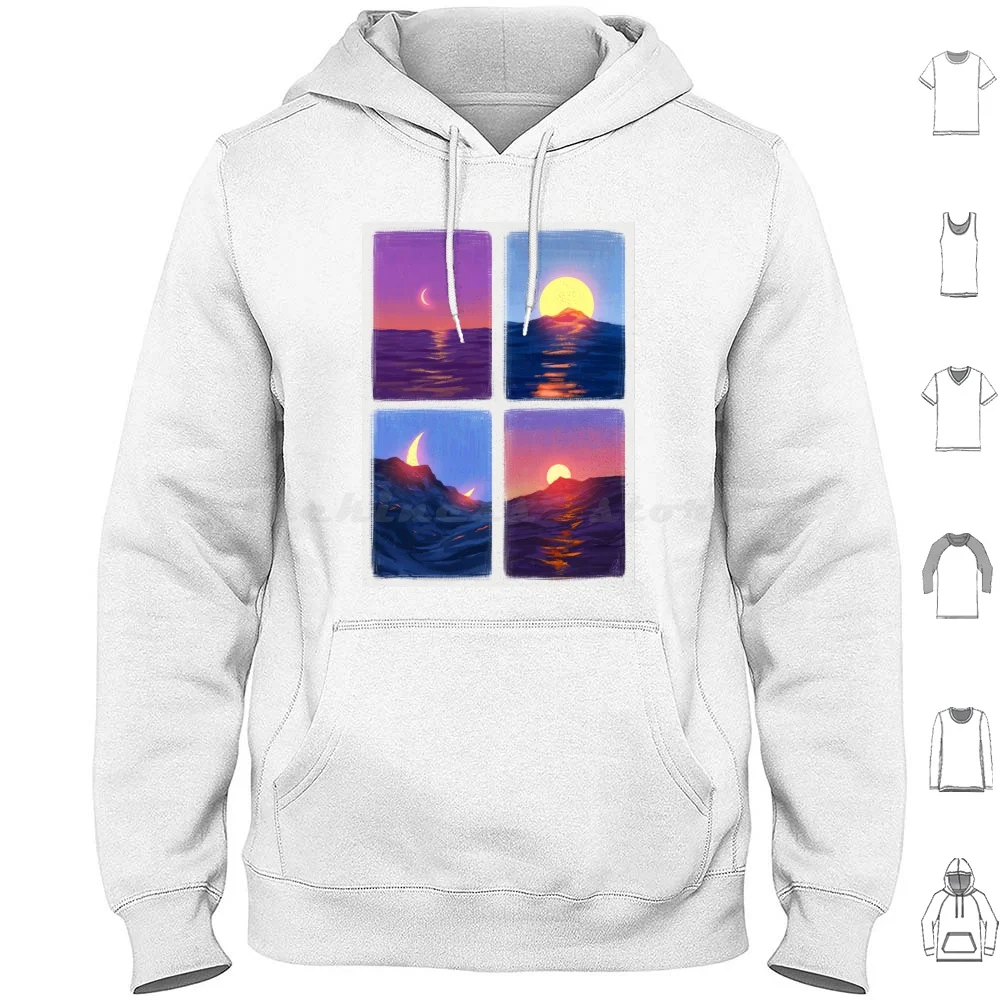 

Худи из хлопка с длинным рукавом Moon Research