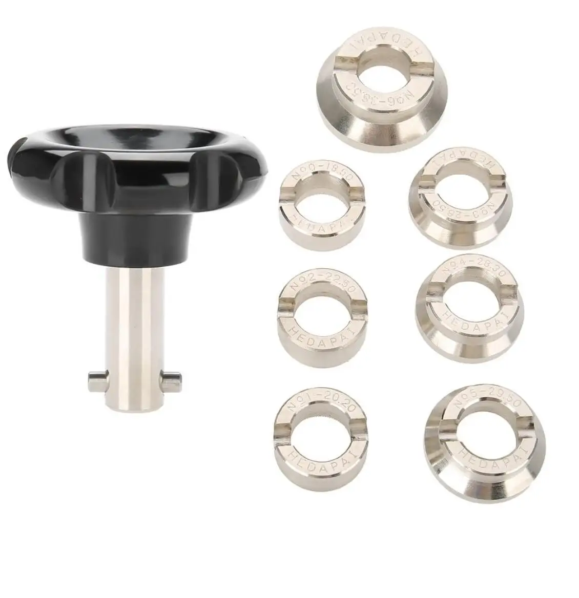 Набор для открывания крышки корпуса часов 7 шт. гаечный ключ + 6 пресс-форм часть 5537