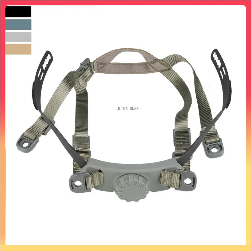 

Tactical Helmet Locking Strap Airsoft Paintball Cs Games Adjustable Helmet Inner Suspension System for FAST SF HIGH CUT HELMET