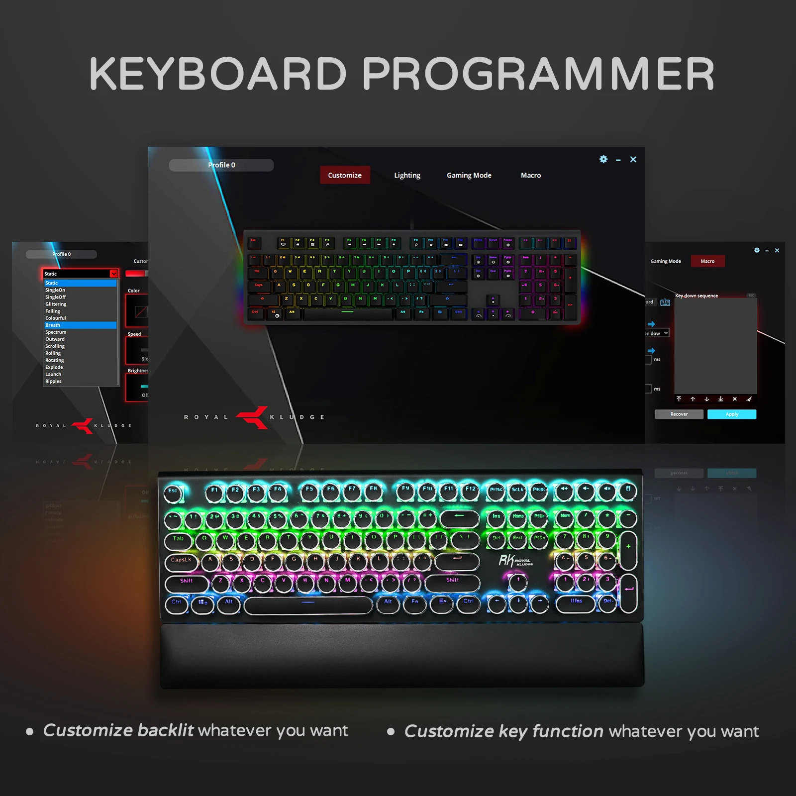 Клавиатура игровая Механическая с RGB-подсветкой 108 клавиш | Компьютеры и офис