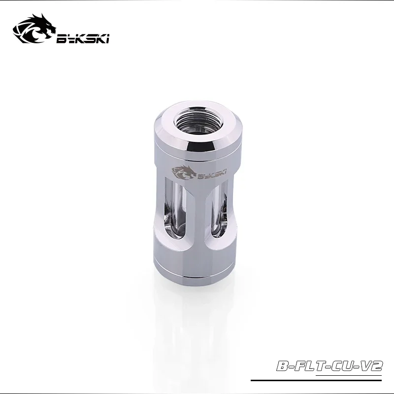 Bykski двойной G1/4 Металлический + акриловый фильтр система водоснабжения