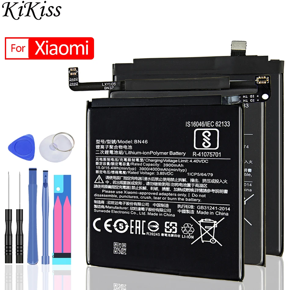 

Аккумулятор BM22 для Xiaomi Xiao Mi Redmi Note 3 3S 3X 4 4A 4X 5 5A 5S 5X 6 6A 6X 7 8 8T 9 9T Pro Plus Prime SE BN40 BN30