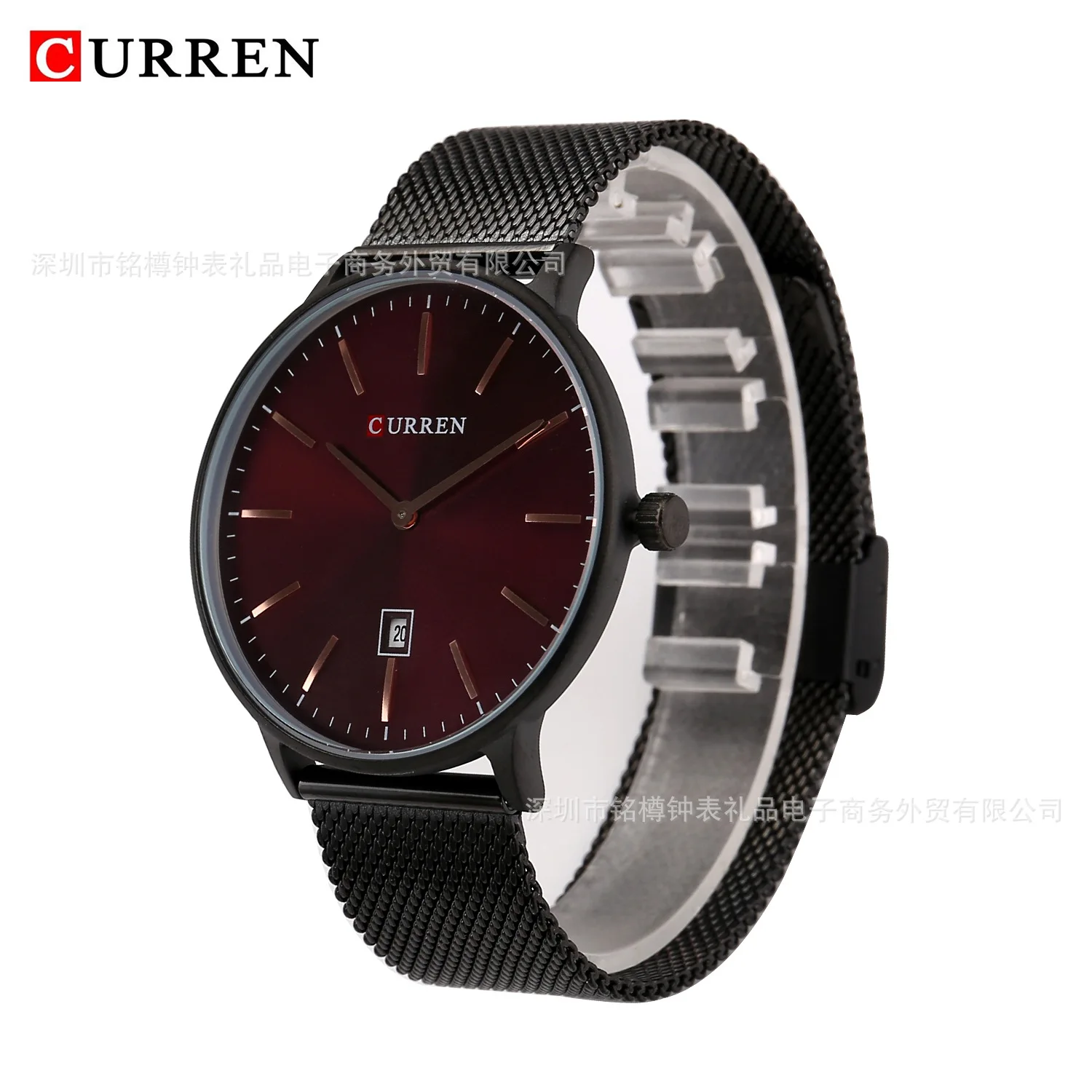 Fashion Quartz Watches For Men CURREN 8302 New Watch Stainless Steel Band Clock Male Blue Wristwatch Causal Business |