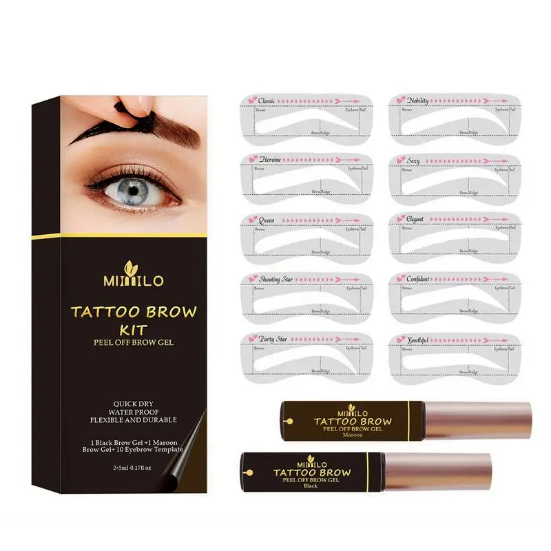 

Eyebrow Tint Peel Off Gel Waterproof Eyebrow Tint Gel Natural Long Lasting Elegant Brow Makeup For All Types Of Eyebrows