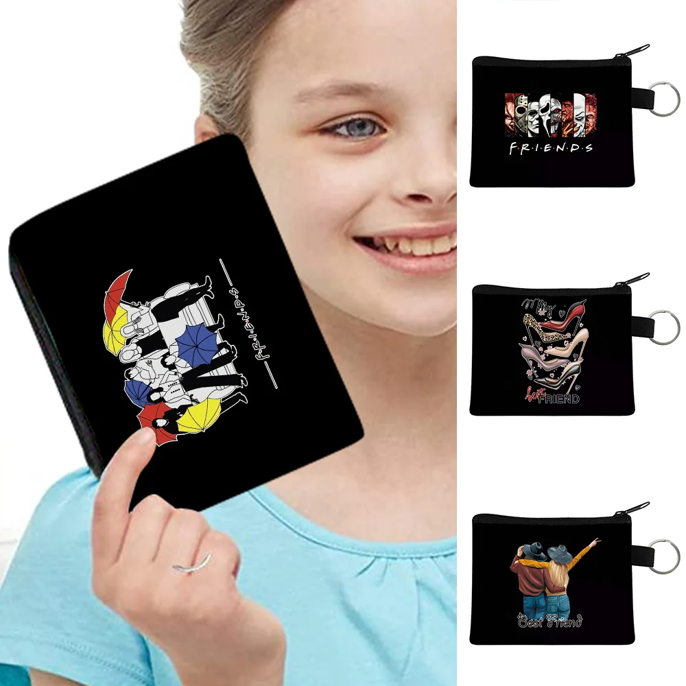 

Coin Purses Fashion Wallet Short Slim Purses Male Credit Card Holders Bag Women Wallets Money Bag 2023 New Figure Print Handbags