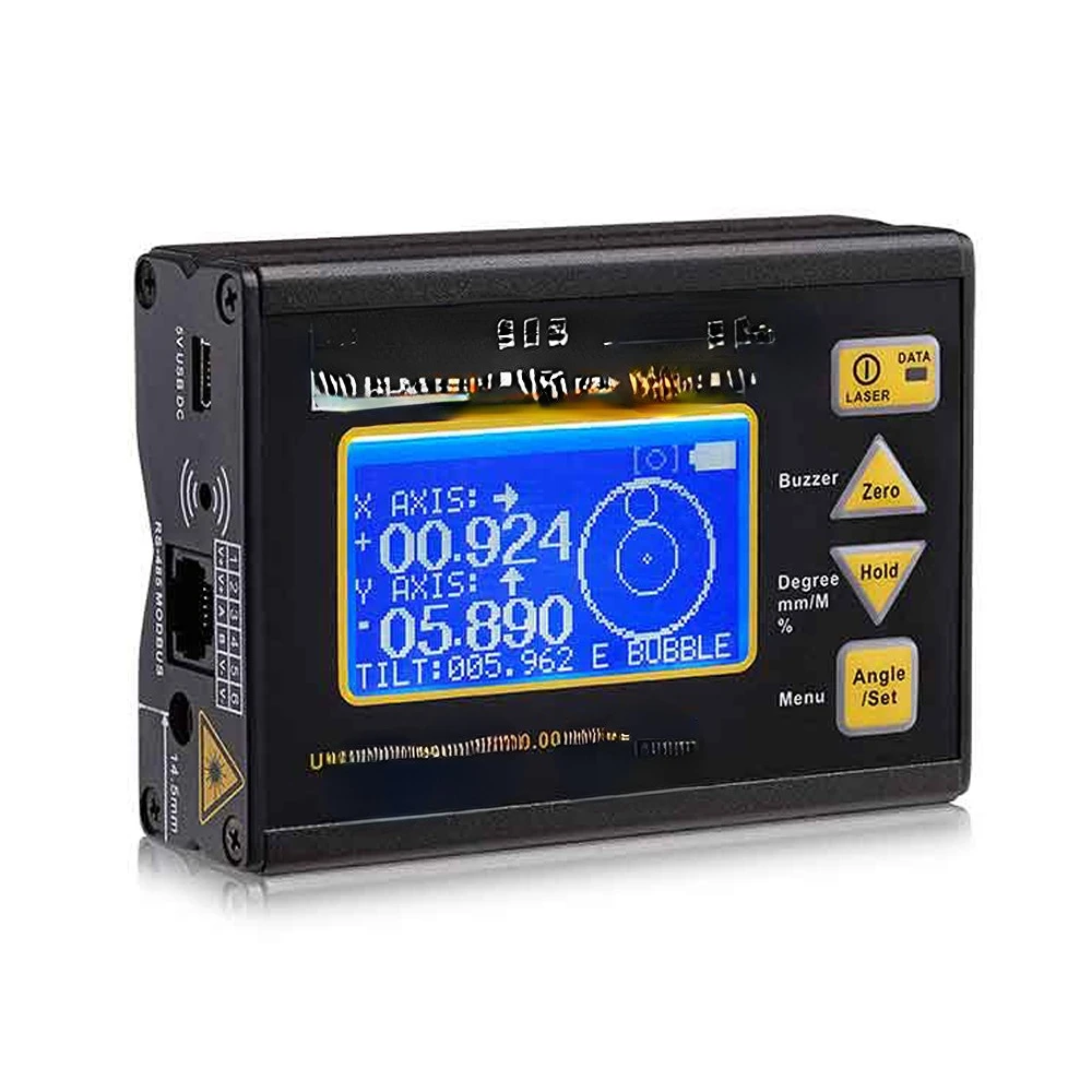 

TLL-90S Super High Precision laser level LCD Display Angle Meter 0.005 Professional Dual-axis Digital Laser Level Inclinometer