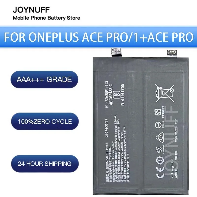 

New Battery High Quality 0 Cycles Compatible BLP945 For OPPO ONEPLUS 1+ACE PRO Replacement Lithium Sufficient Batteries+tools ki