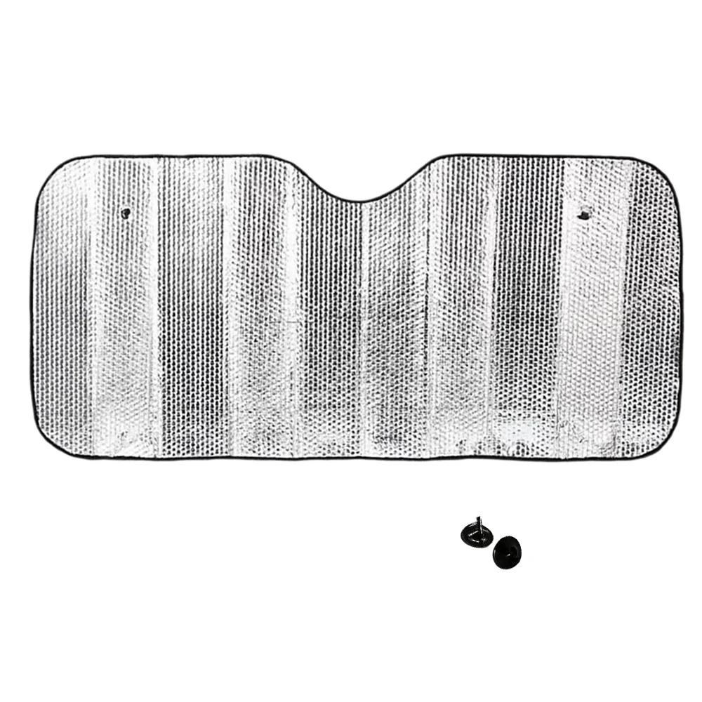 Фото 1 шт. солнцезащитный козырек для автомобиля, теплоотводящий, отражающий солнцезащитный экран для лобового стекла, автомобильный чехол-козырек, ветровой щиток. №1