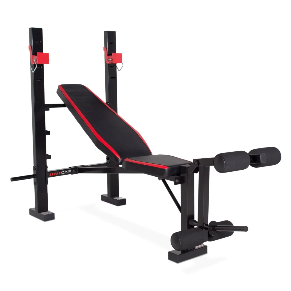 

Standard Weight Bench with Leg Press ejercicio en casa home gym