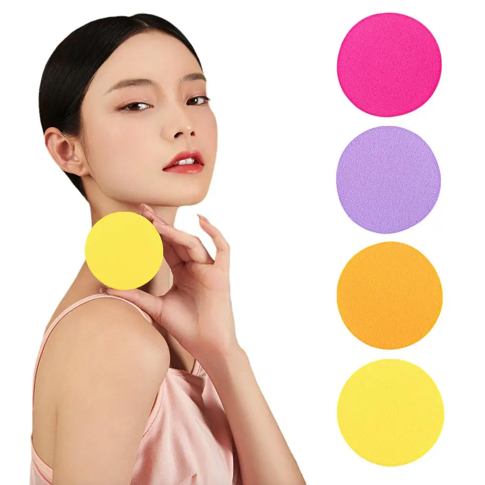 

Cushion Foundation Powder Puff, Air Cushion Makeup Sponges, Cushion Puffs 4 Makeup Round Colors Air Powder Latex Puff, E3R7