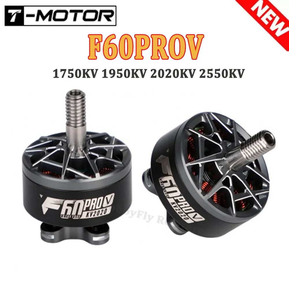 T-Motor F60PROV F60 PROV 1750KV 1950KV 2020KV 2550KV 5-6S бесщеточный двигатель для радиоуправляемого