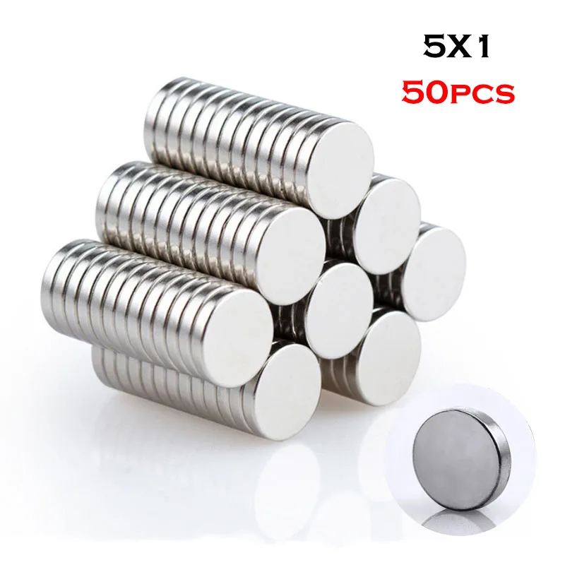 

50pcs 4mm 5mm Strong Round Disc Magnets Rare-earth Neodymium Magnet Round Super Powerful Strong Permanent Magnetic Imanes Disc