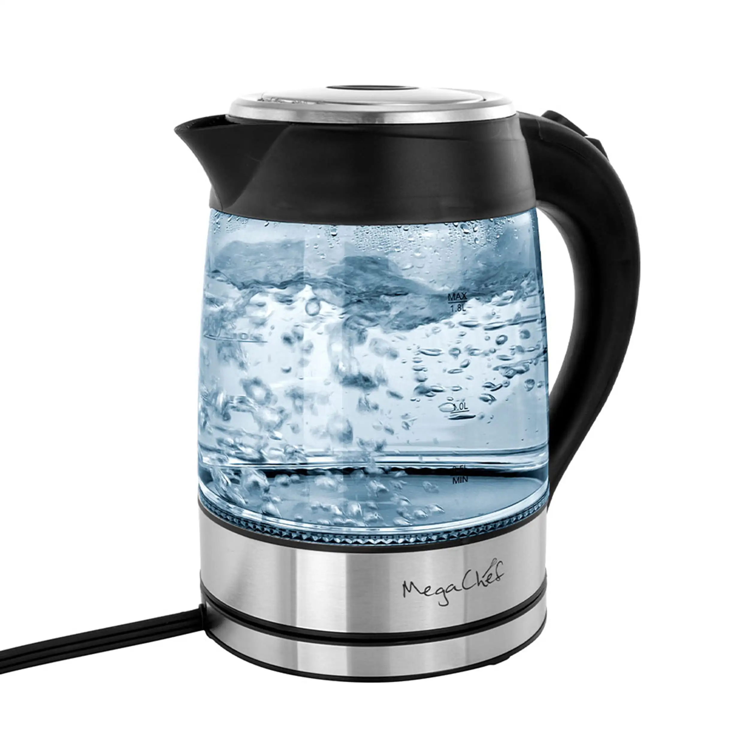 

1.8 Liter Glass and Stainless Steel Electric Tea Kettle