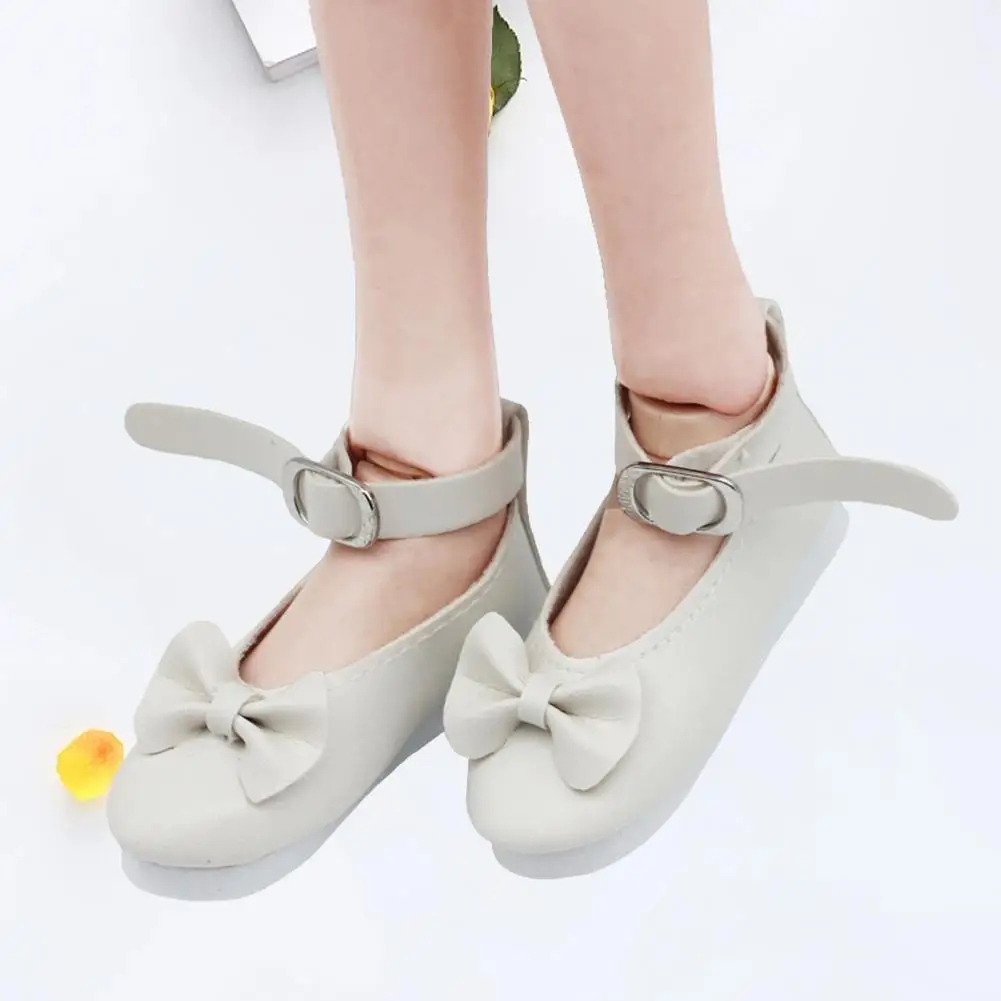 

1 Pair BJD Doll Embroidered Shoes Pretty Small Chinese Style Doll Accessories BJD Doll Cloth Shoes BJD Doll Flat Shoes
