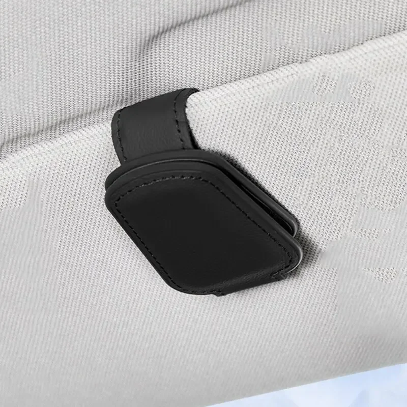 

Автомобильный зажим для очков, многофункциональный солнцезащитный козырек, кожаный зажим для очков, магнитный держатель для солнцезащитных очков, вешалка-зажим, универсальный автомобильный аксессуар