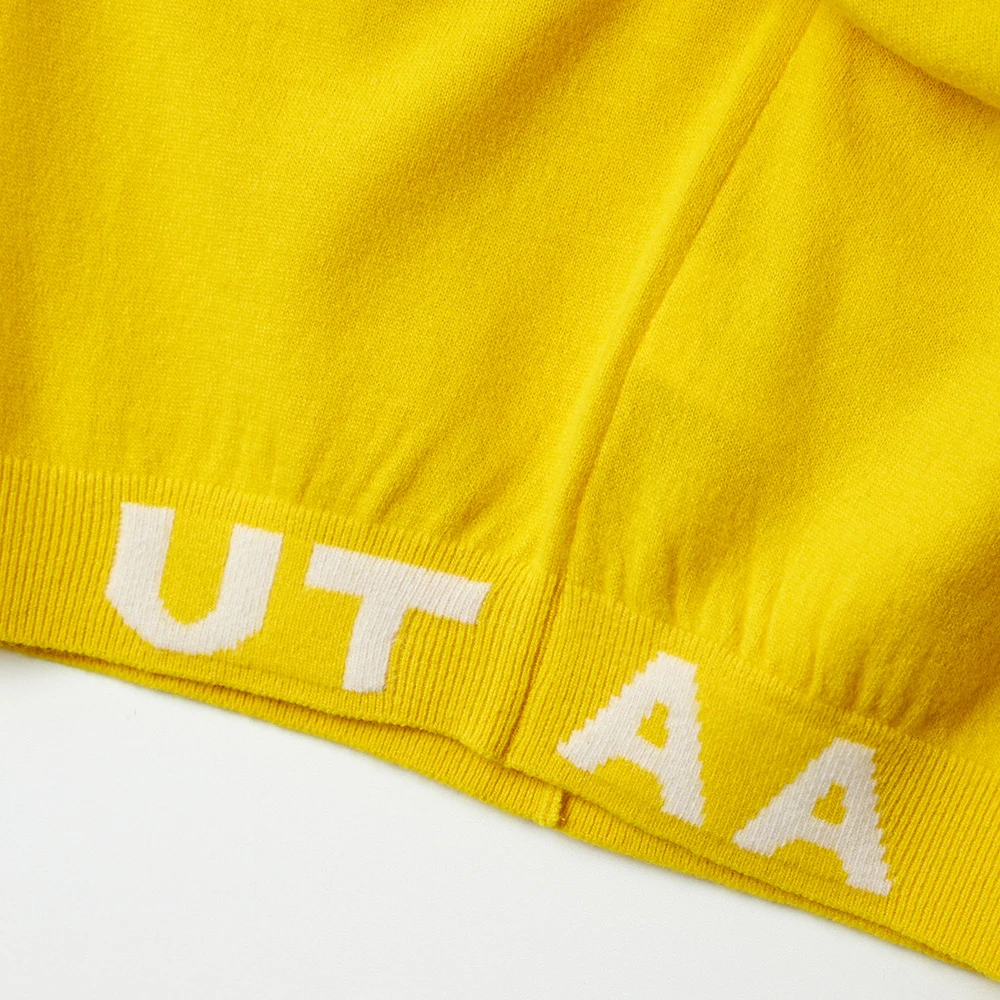 New Lapel Golf Clothes Women Luxury Brand Knitted Sweaters Autumn and Winter Warm Pullovers Fashion Knitted Tops