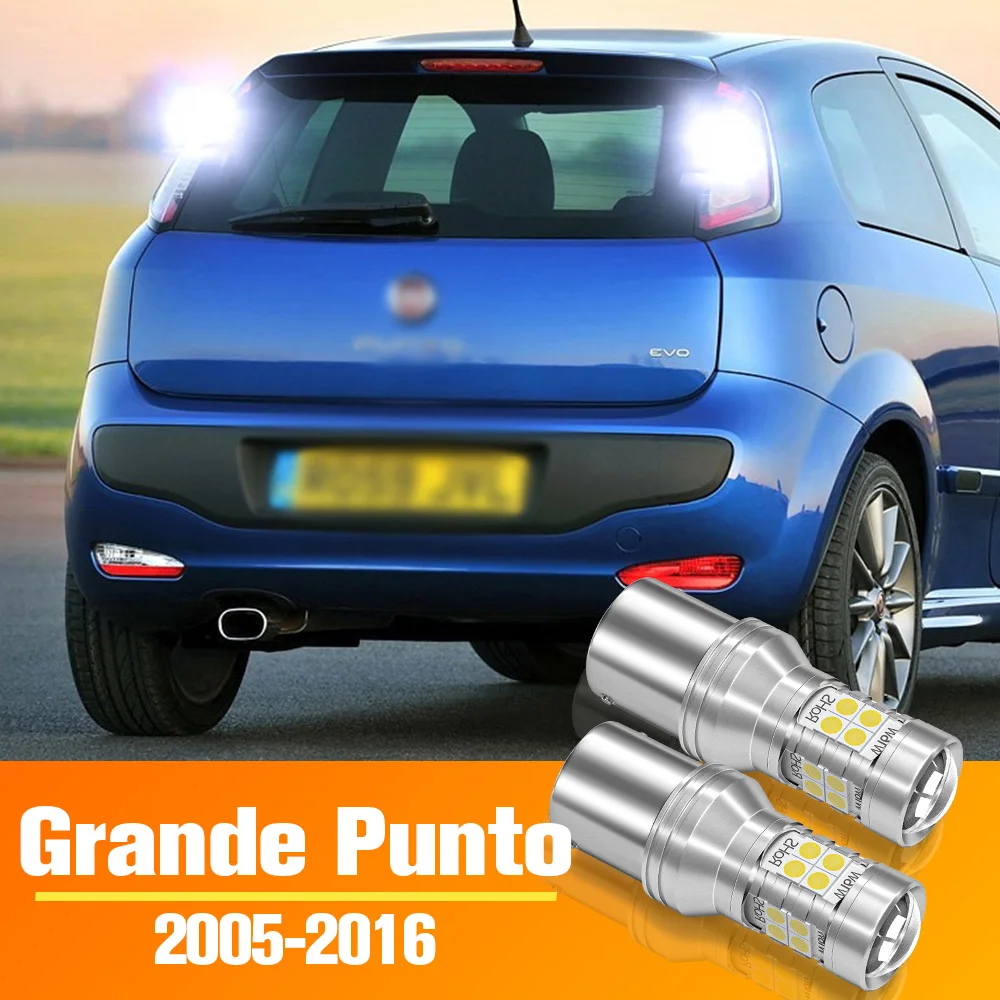 

2pcs LED Reverse Light Backup Bulb Accessories For Fiat Grande Punto 2005-2016 2006 2007 2008 2009 2010 2011 2012 2013 2014 2015