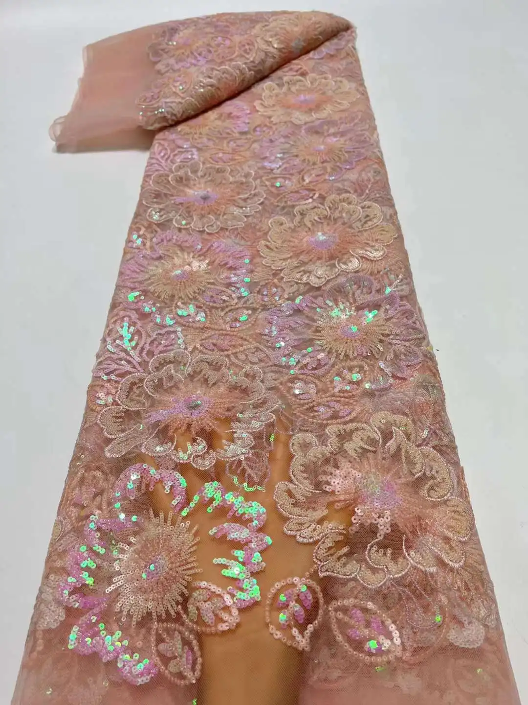 

Мода 2023 французская вышивка клетчатая кружевная ткань из бисера африканская нигерийская с блестками ткань для свадебного платья