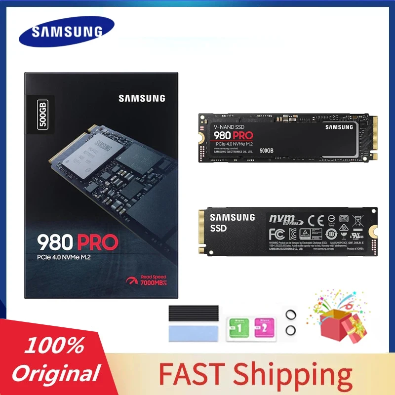    Samsung 100% PRO,    1 , 980 , PCIe 500 NVMe M.2 4, 0 SSD   , 
