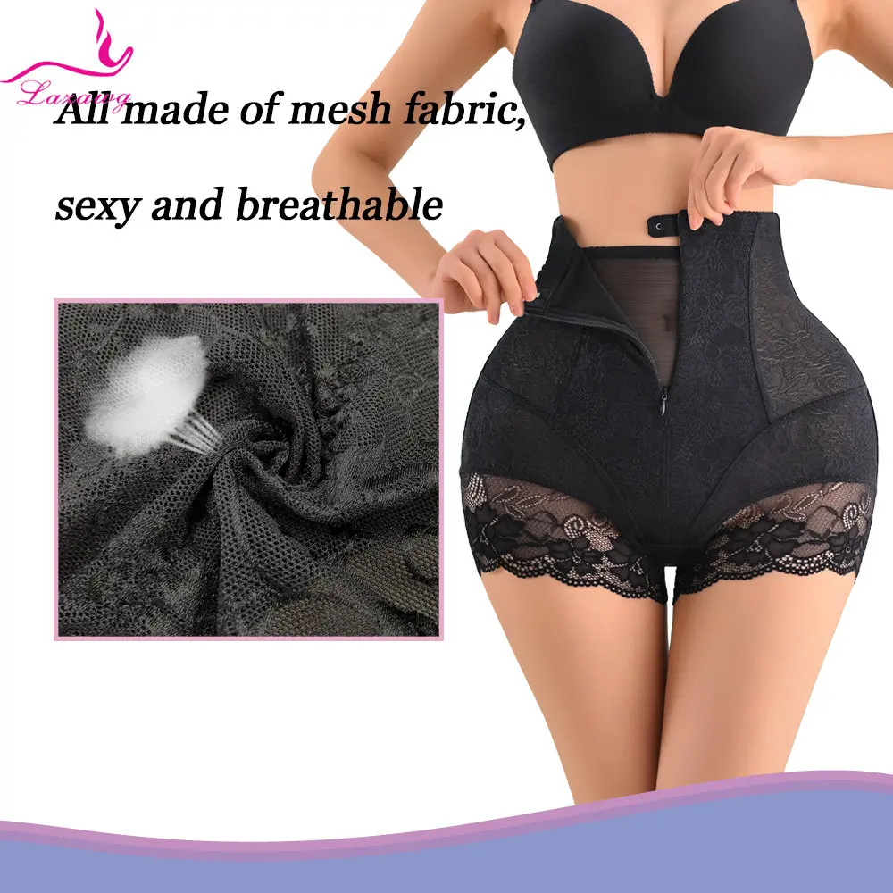 LAZAWG Body Shaper Briefs for Women Tummy Control Panty with Waist Trainer High Waist Hook Panties Thigh Butt Lifter Shapewear