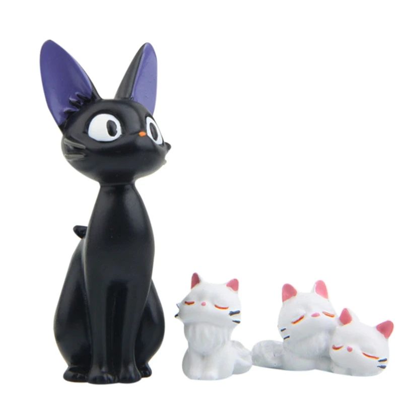 

White Cat Model Doll Decoration Micro-Landscape Small Fresh Desktop Decoration