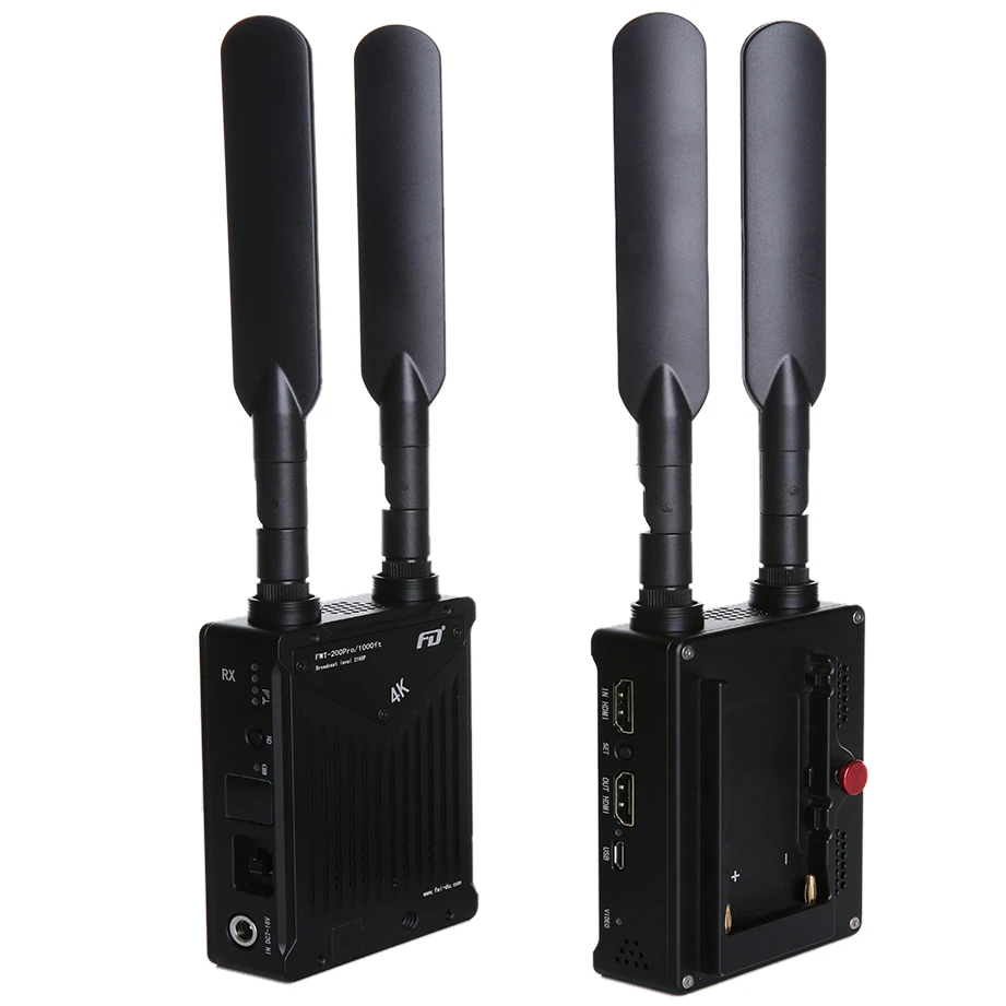 

Feidu FWT-200pro 4K dual Wireless Transmission system 2106P 30Hz HD Image Video Transmitter Receiver kit for photo image