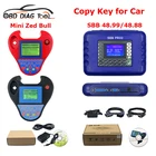 Автомобильный ключевой программатор Смарт Zed-Bull Mini SBB V48.99 OBD, чип-анализатор транспондера Zed-Bull, программатор программного ключа SBB Pro2 без ограничений жетоков