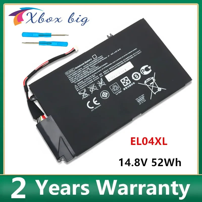 Новый аккумулятор EL04XL HSTNN-IB3R для HP ENVY TPN-C102 HTSNN-UB3R IB3R 4 681879 -1С1 681949 -001 ТПН-С102 -171 14 8 В 3400