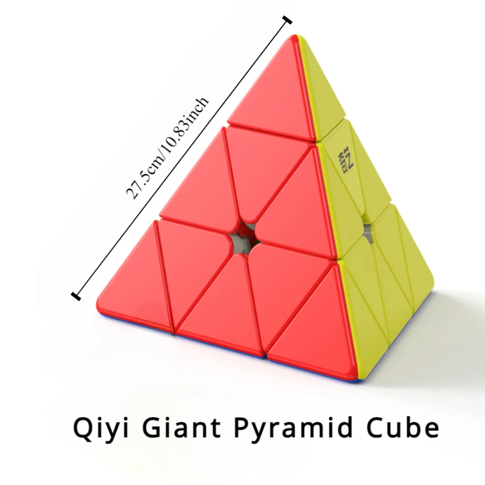QIYI Giant 3x3 Pyraminx Plus 3x3x3 Магнитный Волшебный Куб Скорость 27 5 см Пирамида